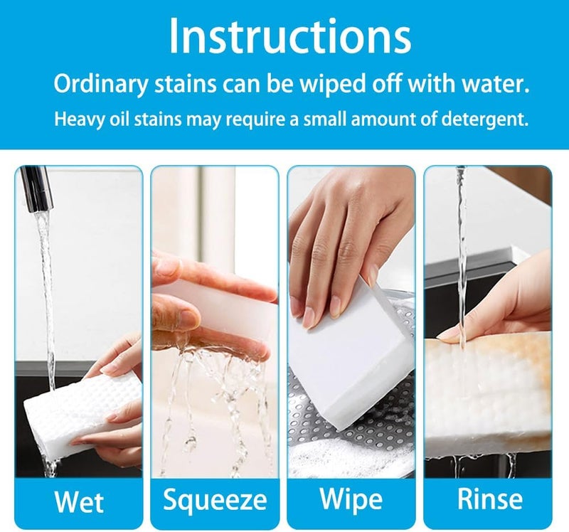 SmilinFit Magic Cleaning Erasers, Kitchen Sponge 10 Pack 2X Density Melamine Sponge Foam Pads, Multi-Functional Car Cleaning Supplies Cleaner for Kitchen, Bathroom, Shower, Window, Wall Cleaner - Image 4